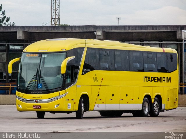 Viação Itapemirim 60763 na cidade de Curitiba, Paraná, Brasil, por Elias Roberto Alves. Número da foto: #3023656.