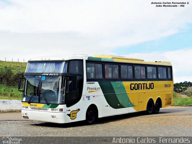 Empresa Gontijo de Transportes 15630 na cidade de João Monlevade, Minas Gerais, Brasil, por Antonio Carlos Fernandes. ID da foto: 3024028.