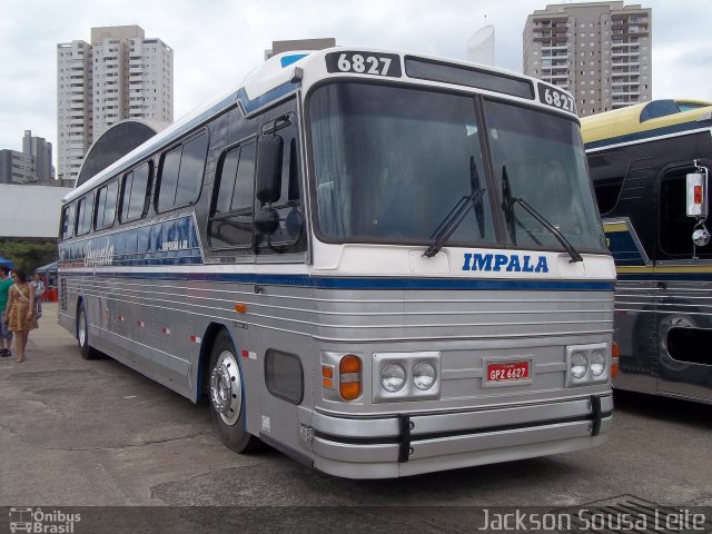 Auto Viação Impala 6827 na cidade de São Paulo, São Paulo, Brasil, por Jackson Sousa Leite. ID da foto: 3024370.