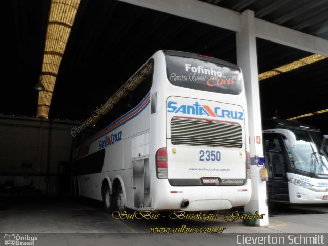 VUSC - Viação União Santa Cruz 2350 na cidade de Santa Maria, Rio Grande do Sul, Brasil, por Cleverton Schmitt. Número da foto: #3049221.