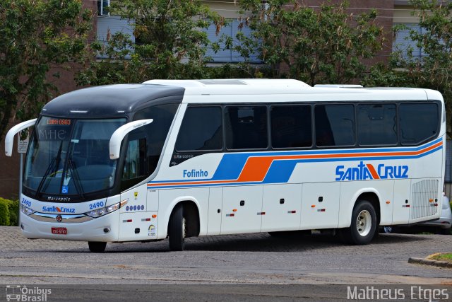 VUSC - Viação União Santa Cruz 2490 na cidade de Santa Cruz do Sul, Rio Grande do Sul, Brasil, por Matheus Etges. Número da foto: #3048493.