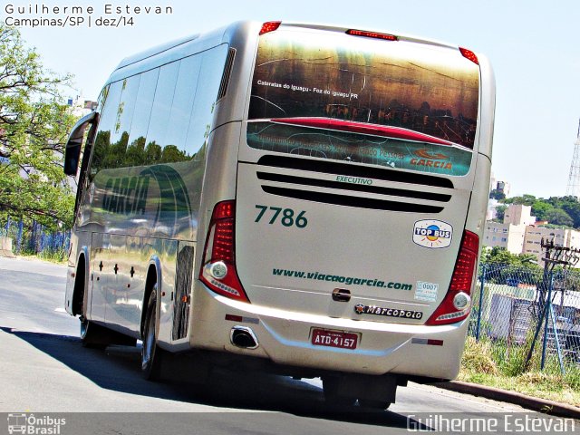 Viação Garcia 7786 na cidade de Campinas, São Paulo, Brasil, por Guilherme Estevan. Número da foto: #3048051.