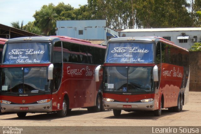 Expresso São Luiz 7230 na cidade de Cuiabá, Mato Grosso, Brasil, por [Leandro Sousa]. Número da foto: #3048569.