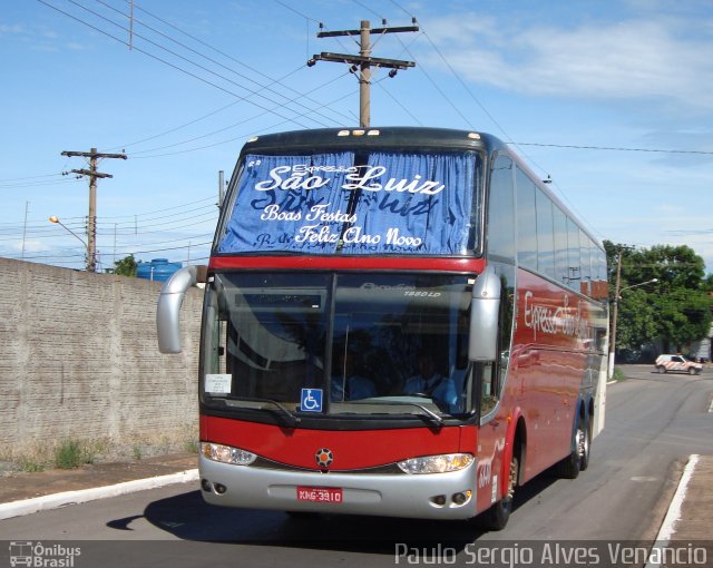 Expresso São Luiz 6840 na cidade de Cuiabá, Mato Grosso, Brasil, por Paulo Sergio Alves Venancio. ID da foto: 3048939.