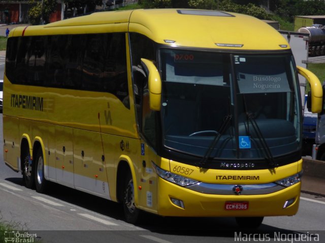Viação Itapemirim 60587 na cidade de Barra Mansa, Rio de Janeiro, Brasil, por Marcus Nogueira . Número da foto: #3047339.