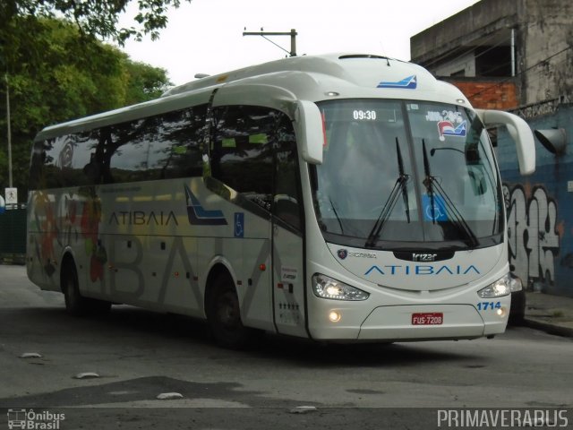 Viação Atibaia São Paulo 1714 na cidade de São Paulo, São Paulo, Brasil, por Alexandre Rodrigo. Número da foto: #3048102.