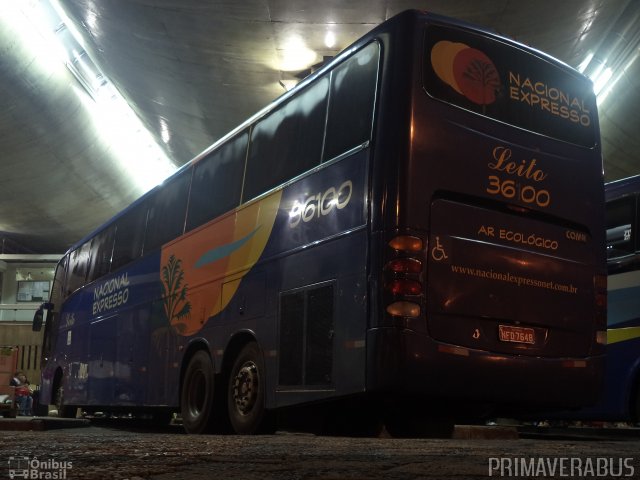 Nacional Expresso 36100 na cidade de Uberlândia, Minas Gerais, Brasil, por Alexandre Rodrigo. Número da foto: #3051530.