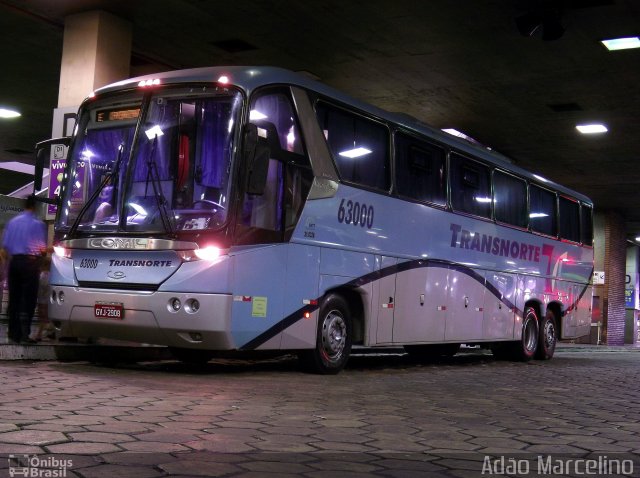 Transnorte - Transporte e Turismo Norte de Minas 63000 na cidade de Belo Horizonte, Minas Gerais, Brasil, por Adão Raimundo Marcelino. ID da foto: 3051176.