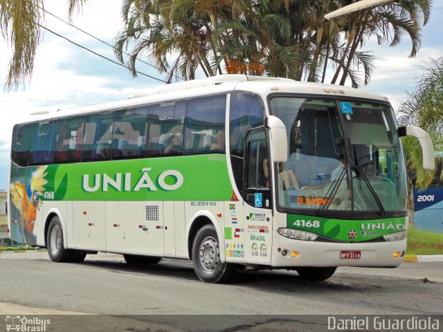Empresa União de Transportes 4168 na cidade de Balneário Camboriú, Santa Catarina, Brasil, por Daniel Guardiola. Número da foto: #3051453.
