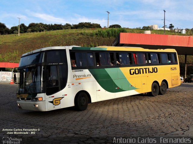 Empresa Gontijo de Transportes 15215 na cidade de João Monlevade, Minas Gerais, Brasil, por Antonio Carlos Fernandes. ID da foto: 3050778.