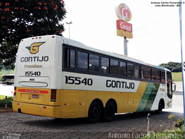 Empresa Gontijo de Transportes 15540 na cidade de João Monlevade, Minas Gerais, Brasil, por Antonio Carlos Fernandes. ID da foto: 3050782.