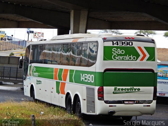 Cia. São Geraldo de Viação 14390 na cidade de Aracaju, Sergipe, Brasil, por Sergio Marques . ID da foto: 3051761.