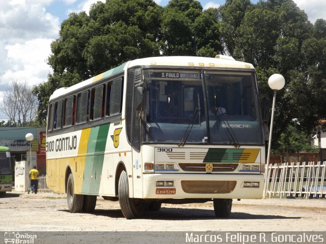 Empresa Gontijo de Transportes 3100 na cidade de Januária, Minas Gerais, Brasil, por Marcos Felipe R. Goncalves. ID da foto: 3050601.