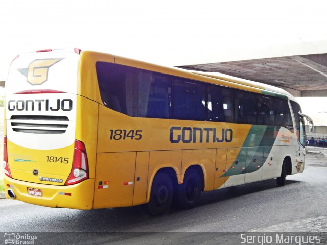 Empresa Gontijo de Transportes 18145 na cidade de Aracaju, Sergipe, Brasil, por Sergio Marques . Número da foto: #3051776.