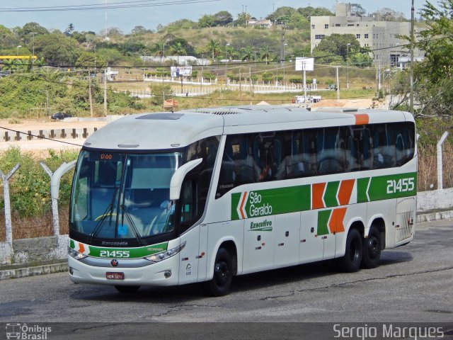 Cia. São Geraldo de Viação 21455 na cidade de Aracaju, Sergipe, Brasil, por Sergio Marques . ID da foto: 3050180.