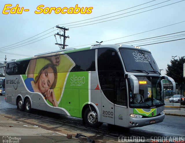 Brasil Sul Linhas Rodoviárias 2000 na cidade de São Paulo, São Paulo, Brasil, por EDUARDO - SOROCABUS. Número da foto: #3050237.