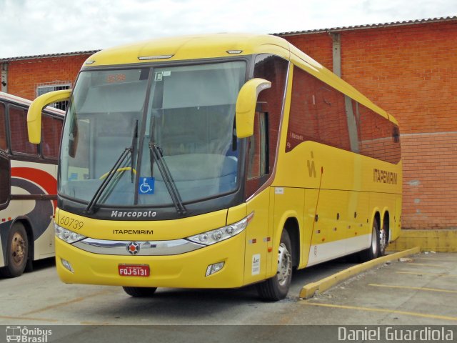Viação Itapemirim 60739 na cidade de Biguaçu, Santa Catarina, Brasil, por Daniel Guardiola. Número da foto: #3051487.