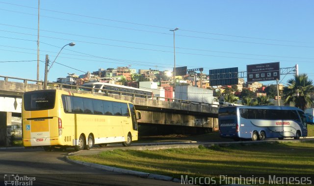 Viação Itapemirim 45607 na cidade de Vitória, Espírito Santo, Brasil, por Marcos Pinnheiro Meneses. ID da foto: 3052570.