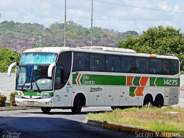 Cia. São Geraldo de Viação 14275 na cidade de Aracaju, Sergipe, Brasil, por Sergio Marques . ID da foto: 3054490.