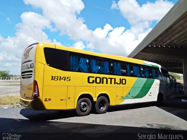 Empresa Gontijo de Transportes 18145 na cidade de Aracaju, Sergipe, Brasil, por Sergio Marques . Número da foto: #3053369.