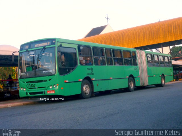Transporte Coletivo Glória CR107 na cidade de Curitiba, Paraná, Brasil, por Sergio Guilherme Ketes. Número da foto: #3052891.