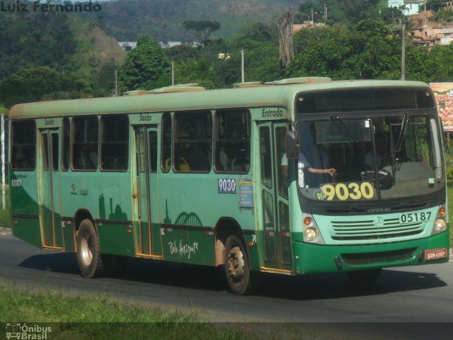 SM Transportes 05187 na cidade de Sabará, Minas Gerais, Brasil, por Luiz Fernando. Número da foto: #3053892.