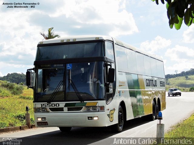 Empresa Gontijo de Transportes 15500 na cidade de João Monlevade, Minas Gerais, Brasil, por Antonio Carlos Fernandes. ID da foto: 3052256.