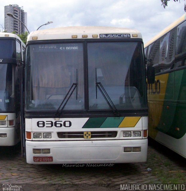 Empresa Gontijo de Transportes 8360 na cidade de Belo Horizonte, Minas Gerais, Brasil, por Maurício Nascimento. Número da foto: #3054232.