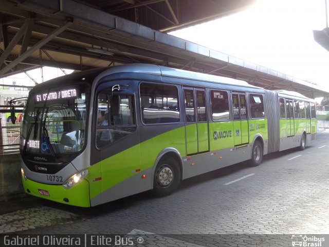 Milênio Transportes 10732 na cidade de Belo Horizonte, Minas Gerais, Brasil, por Gabriel Oliveira. Número da foto: #3055925.