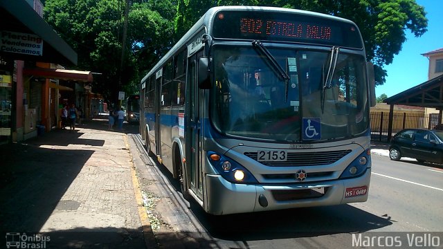 Viação São Francisco 2153 na cidade de Campo Grande, Mato Grosso do Sul, Brasil, por André Luis Barbosa Velo. ID da foto: 3056845.