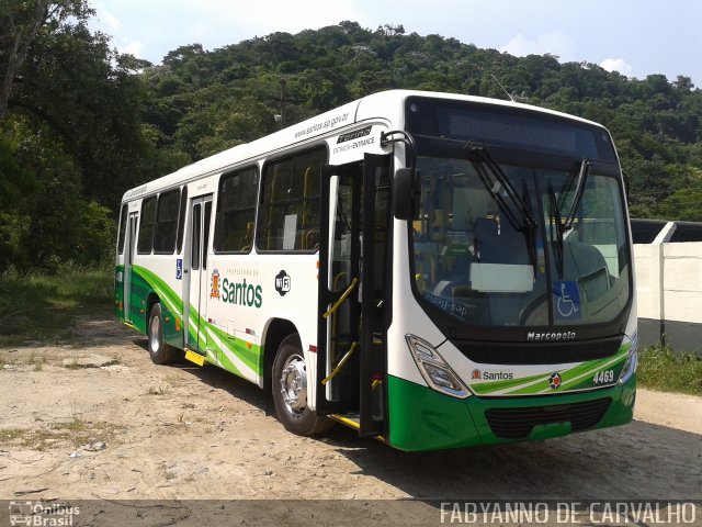 Viação Piracicabana Santos 4469 na cidade de Duque de Caxias, Rio de Janeiro, Brasil, por Fabiano Magalhaes. Número da foto: #3056612.