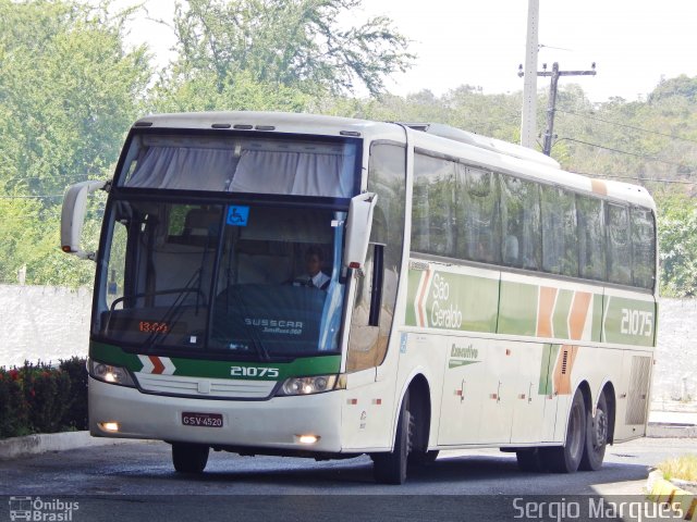 Cia. São Geraldo de Viação 21075 na cidade de Aracaju, Sergipe, Brasil, por Sergio Marques . ID da foto: 3056152.