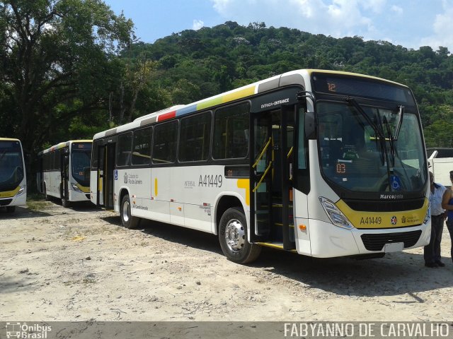 Real Auto Ônibus A41449 na cidade de Duque de Caxias, Rio de Janeiro, Brasil, por Fabiano Magalhaes. Número da foto: #3056722.