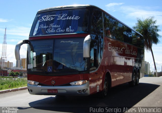 Expresso São Luiz 6840 na cidade de Cuiabá, Mato Grosso, Brasil, por Paulo Sergio Alves Venancio. Número da foto: #3055724.