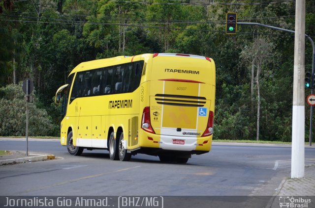 Viação Itapemirim 60507 na cidade de Juiz de Fora, Minas Gerais, Brasil, por Giovanini Mendes do Carmo. ID da foto: 3056166.