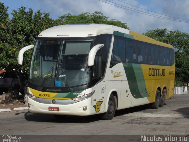 Empresa Gontijo de Transportes 18075 na cidade de Natal, Rio Grande do Norte, Brasil, por Nícolas Vitorino Lopes. Número da foto: #3055149.