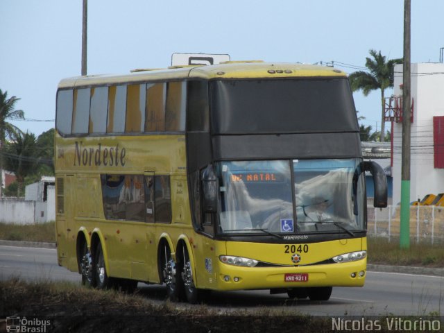 Viação Nordeste 2040 na cidade de Parnamirim, Rio Grande do Norte, Brasil, por Nícolas Vitorino Lopes. ID da foto: 3055138.