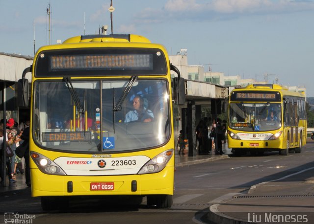 Viação Pioneira 223603 na cidade de Brasília, Distrito Federal, Brasil, por Paulo Ricardo Rodrigues Meneses . Número da foto: #3057563.