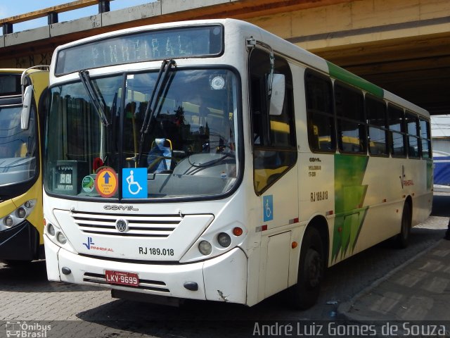 Viação Pinheiral RJ 189.018 na cidade de Volta Redonda, Rio de Janeiro, Brasil, por André Luiz Gomes de Souza. ID da foto: 3055380.