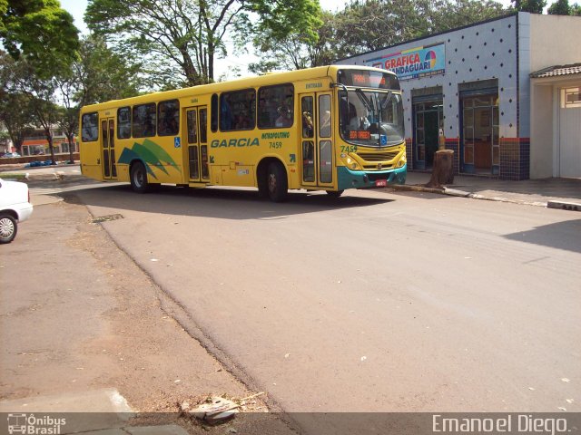 Viação Garcia 7459 na cidade de Mandaguari, Paraná, Brasil, por Emanoel Diego.. Número da foto: #3055584.