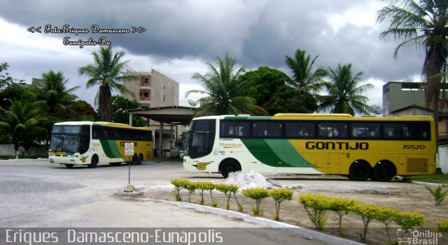 Empresa Gontijo de Transportes 15520 na cidade de Eunápolis, Bahia, Brasil, por Eriques  Damasceno. Número da foto: #3054945.
