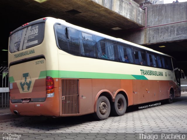 Transbrasiliana Transportes e Turismo 50765 na cidade de Belo Horizonte, Minas Gerais, Brasil, por Thiago  Pacheco. Número da foto: #3058234.