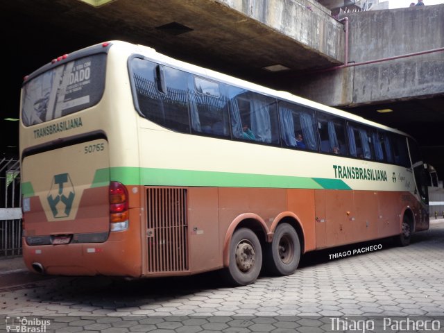 Transbrasiliana Transportes e Turismo 50765 na cidade de Belo Horizonte, Minas Gerais, Brasil, por Thiago  Pacheco. ID da foto: 3058234.