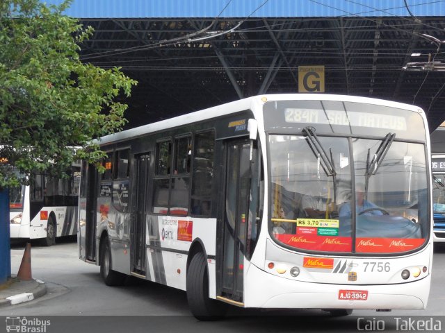 Metra - Sistema Metropolitano de Transporte 7756 na cidade de Santo André, São Paulo, Brasil, por Caio  Takeda. ID da foto: 3057660.