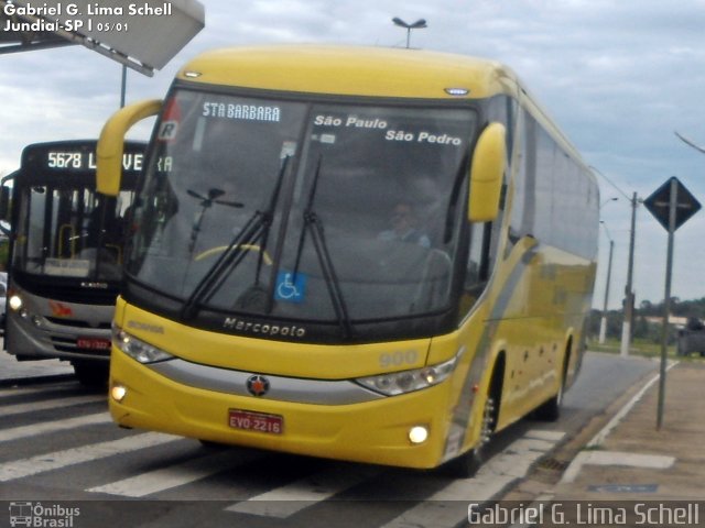 Viação São Paulo São Pedro 900 na cidade de Jundiaí, São Paulo, Brasil, por Gabriel Giacomin de Lima. Número da foto: #3059614.