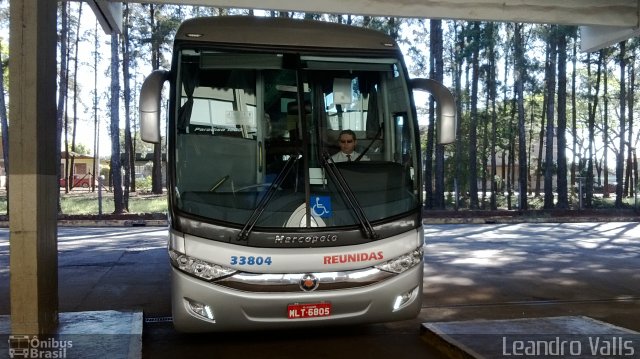 Reunidas Transportes Coletivos 33804 na cidade de Santo Ângelo, Rio Grande do Sul, Brasil, por Leandro Melo Valls. ID da foto: 3059272.