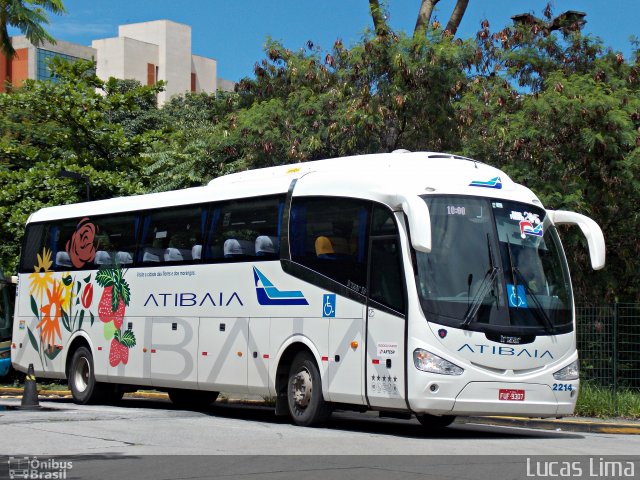 Viação Atibaia São Paulo 2214 na cidade de São Paulo, São Paulo, Brasil, por Lucas Lima. ID da foto: 3058632.