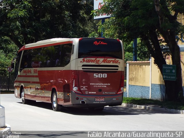 Santa Maria Fretamento e Turismo > Transportes Santa Maria(SP) 500 na cidade de Guaratinguetá, São Paulo, Brasil, por Fabio Alcantara. Número da foto: #3059082.