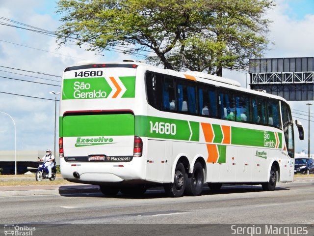 Cia. São Geraldo de Viação 14680 na cidade de Aracaju, Sergipe, Brasil, por Sergio Marques . Número da foto: #3059602.
