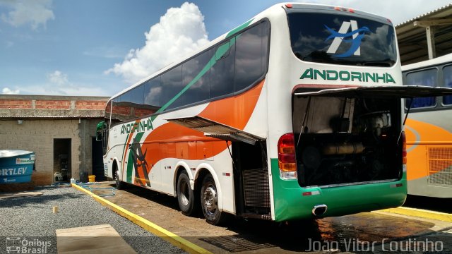 Empresa de Transportes Andorinha 5252 na cidade de Tangará da Serra, Mato Grosso, Brasil, por João Vitor Coutinho da Cruz. ID da foto: 3058046.